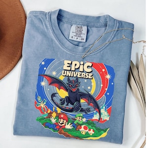 Retro Epic Universe T-Shirt, Family Universe Park Trip 2025 Shirt, Universe Family Vacation 2025 Shirt, Orlando Park Epic Universe Shirts