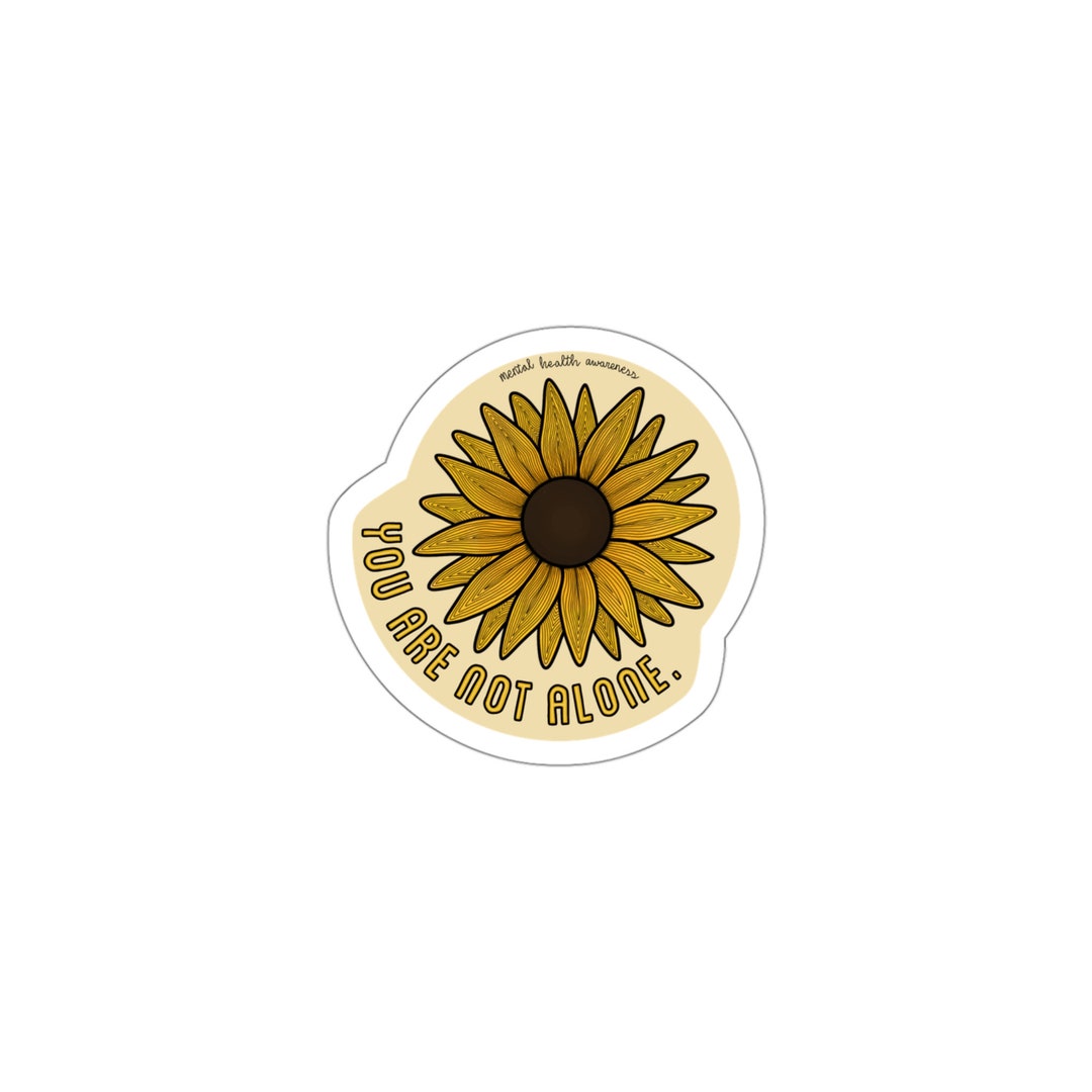 Mental Health Awareness Kiss-cut Sticker - Etsy