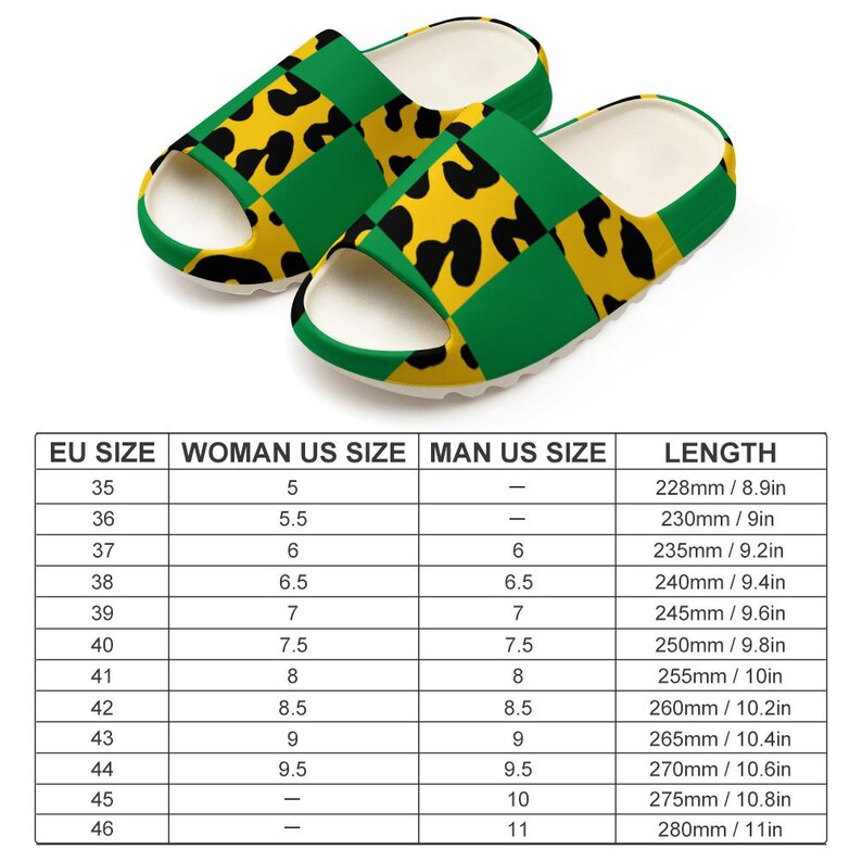 Checkered Animal Print EVA Slippers | Yeezy Style Slides | Unisex Summer Sandals | Lightweight Slip-On Shoes image 5