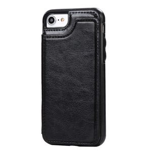 Capa carteira multicolorida de couro PU para iPhone 11, 11Pro Promax, 12, 12Mini, 12Pro Promax, 13, 13Pro Promax, capa personalizada com carteira integrada