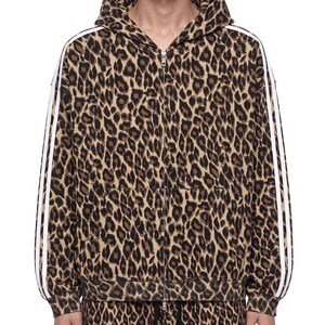 Leopard Print Zip Hoodie - Etsy