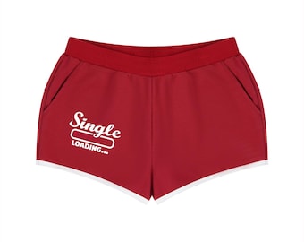 Single Laden Retro Kontrast bindende Shorts für Frauen | Schwarze Delphin Shorts | Lässige Sommer Gym Lounge Wear | Angesagte Y2K Activewear