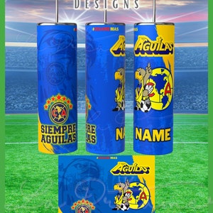 Las Aguilas del America Tumbler Wrap Aguilita Equipo Mexicano Aguilas Tumbler Png, Mexican Soccer Team Aguilas del America Futbol soccer png