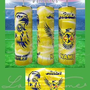 Somos Aguilas Tumbler Wrap, Equipo Mexicano Aguilas Tumbler, Mexican Soccer Team Png, Aguilas del America 20oz tumbler wrap, sublimation png