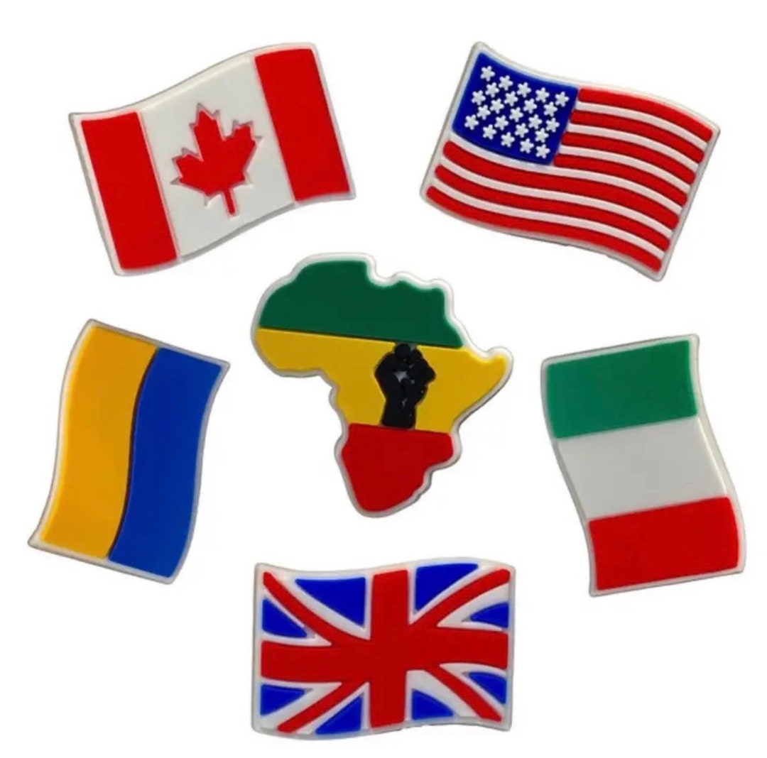 Flags Shoe Charms / Flags Jibbitz / Flags Etsy