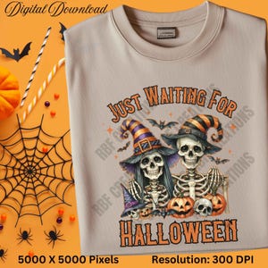 Funny Halloween Skeleton PNG: Spooky Season Clipart (Digital Download 5000x5000 px)