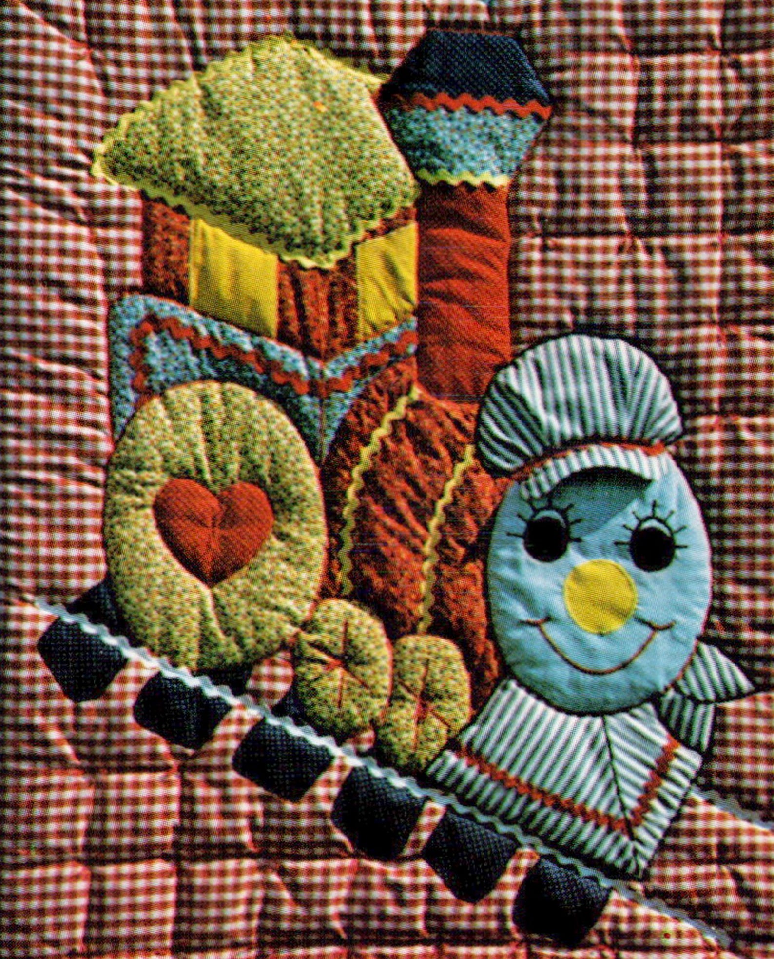 Quilt Pattern Cute & Adorable Chuggy Choo Choo Easy Applique Baby/crib ...