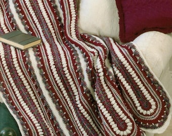Crochet Pattern Mile-A-Minute Blanket / Afghan #1 - Fast & Fun - PDF Instant Digital Download