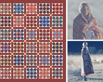 Recreation of Elsa's Quilt Granny Squares Quilt Pattern INSTANT DOWNLOAD