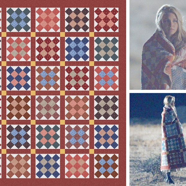 Recreation of Elsa's Quilt Granny Squares Quilt Pattern INSTANT DOWNLOAD