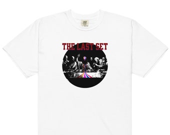 Camiseta gráfica de Jesús DJ, camiseta retro de música con colores cómodos