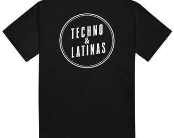 Camiseta gráfica Techno & Latinas - Camiseta para festivales Rave con colores cómodos