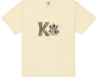 K is 4 paarden Graphic T-shirt grappig muziekfestival side quest T-shirt voor muziek festivalseizoen rave gear voor technoliefhebber housemuziek