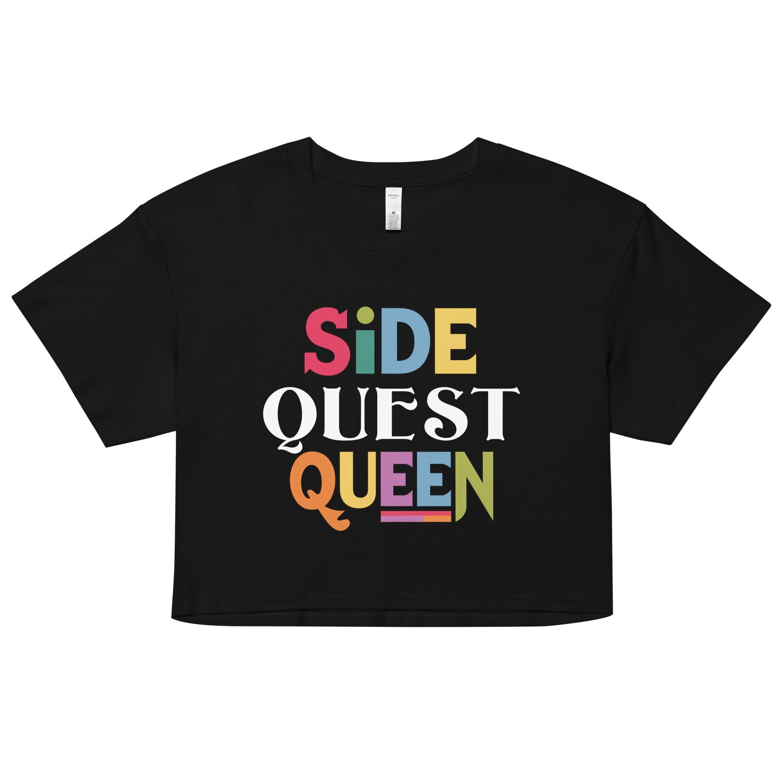 Side Raves Side Quest Queen Crop Top - Rave Festival Outfit - Etsy