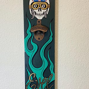 Evel Knievel Kustom sign kustom pinstriping