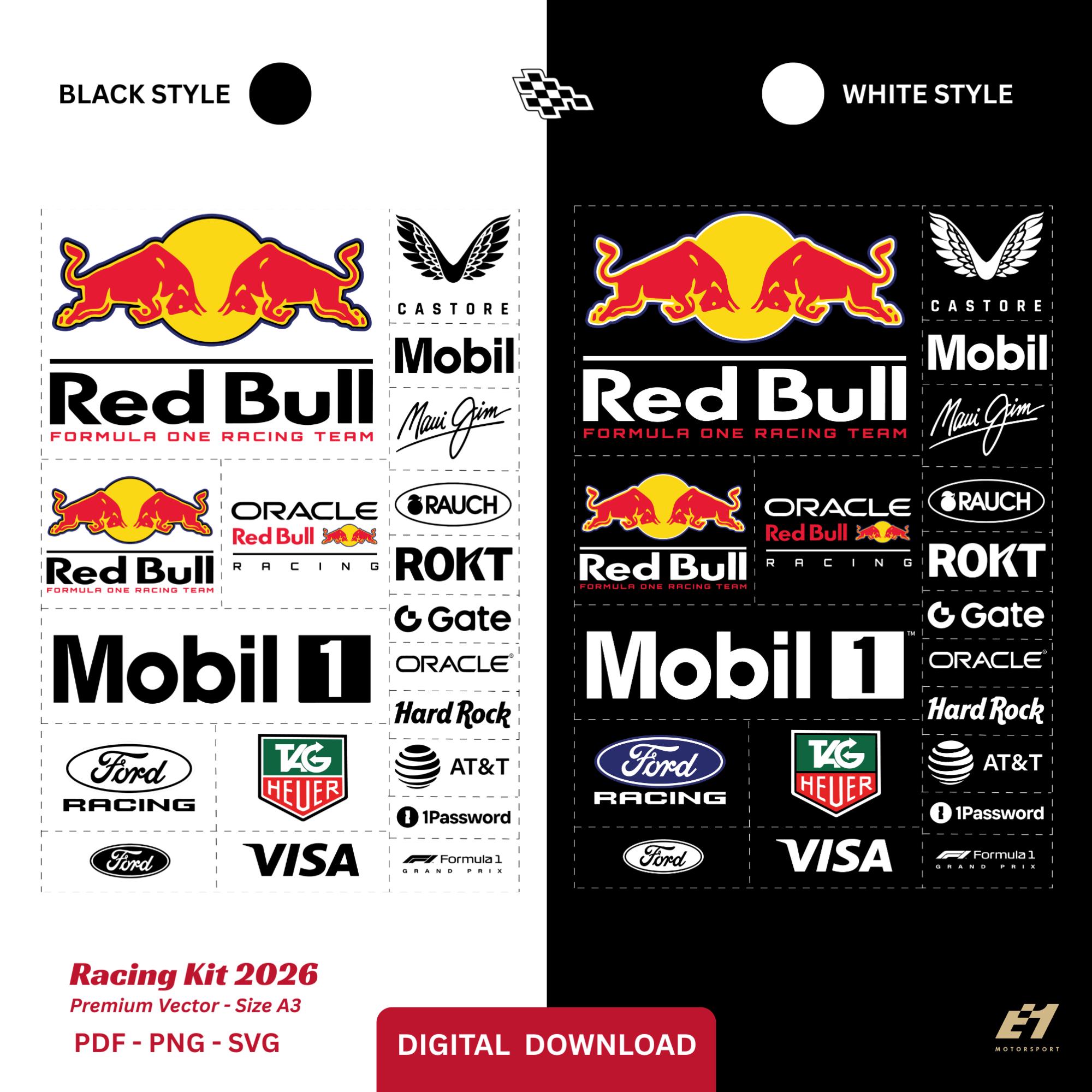 2026 Grand Prix Racing Sponsor Kit – Vector Logos Bundle (PDF, PNG, SVG ...
