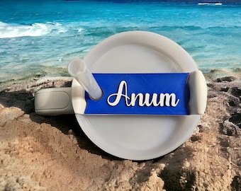 Personalized Tumbler Topper Custom Nameplate Tumbler Topper Personalized Name Plate H2.0 Quencher Lid Tag Custom Name Tag