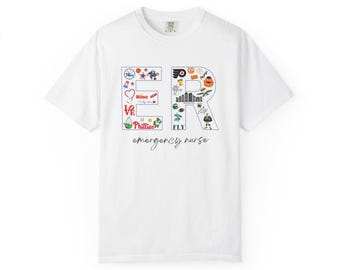 Camiseta unissex Philadelphia Sports Emergency Nurse