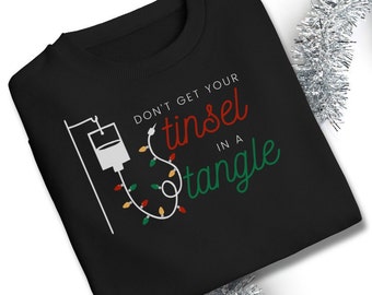 Camisa de enfermeira de Natal manga comprida