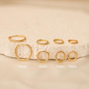 Simple Everyday Huggie Hoop Earrings, Stacking Hoop Earrings in Gold Silver, Thin Hoop Earrings Stack Set, Minimalist Jewelry Gift For Her