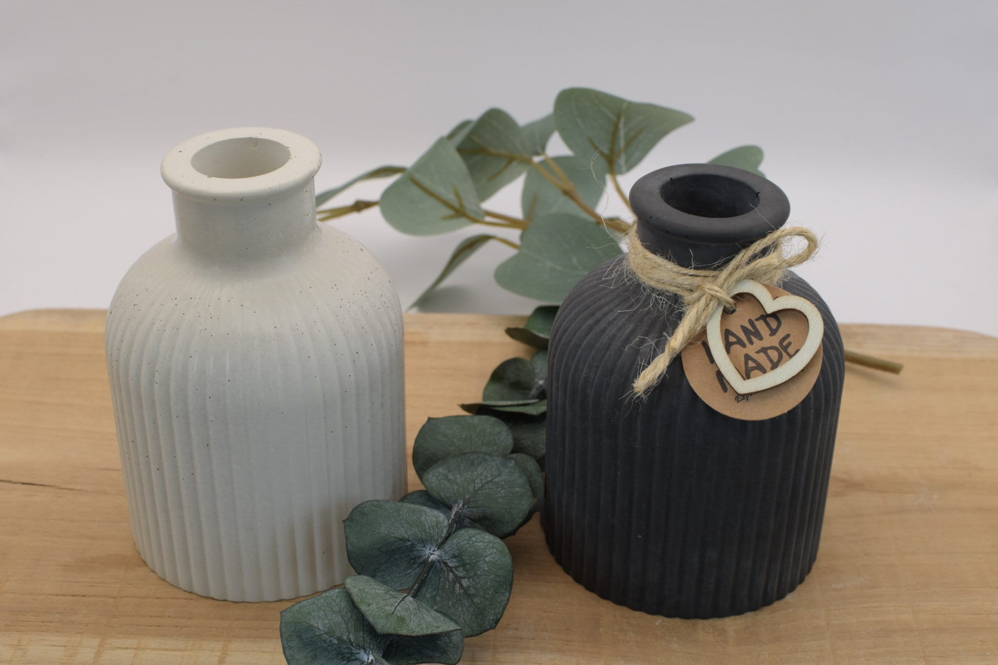Small black vase