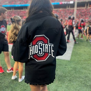 Ohio state hotsell denim jacket
