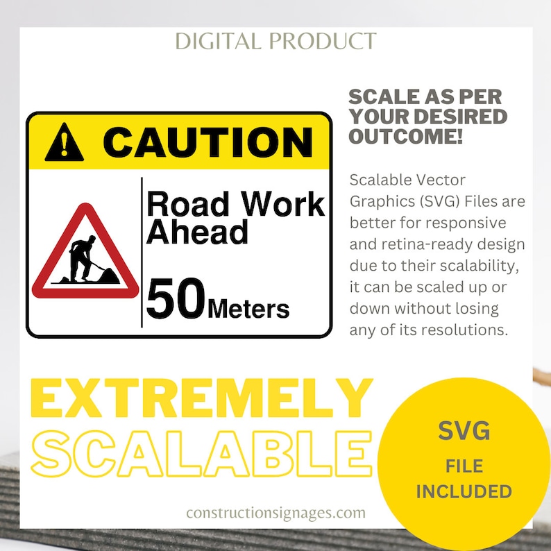 Road Work Ahead 50meters Printable Safety Signages Safety Poster Etsy road-work-ahead-50meters-printable-safety-signages-safety-poster-etsy