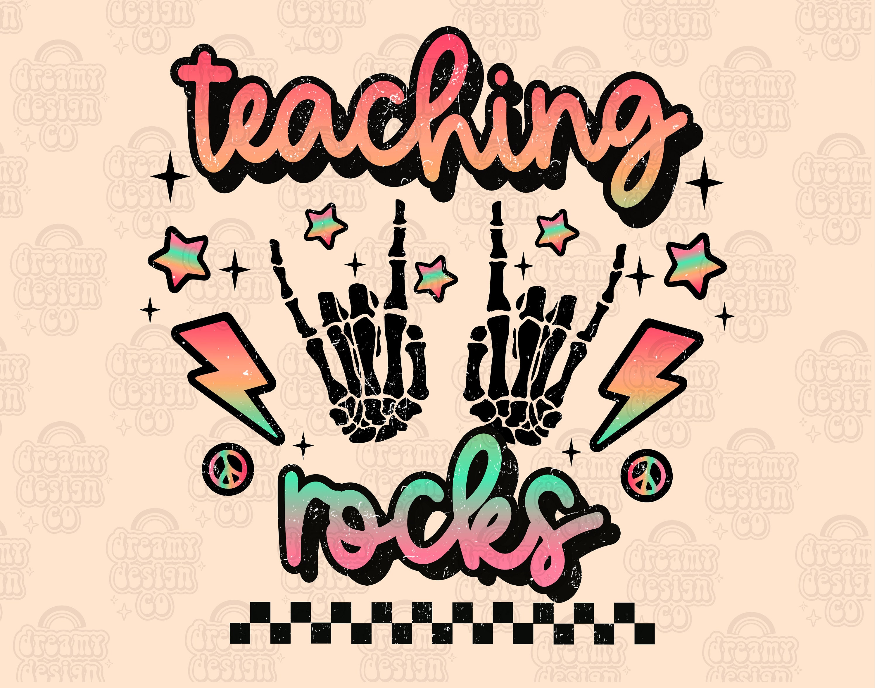 Teaching Rocks Png Sublimation Design Back to School Png - Etsy