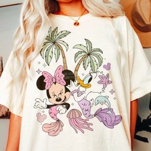 Girl Mouse Friends Png, Mouse Summer Png, Summer Time Png, Summer Vibes Png, Magical Summer Png, Beach Vibes Png, Mouse And Duck Shirt Png