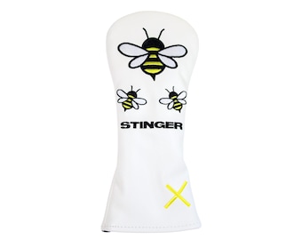 Hybrid/Wood/Iron Golf Headcover - Stinger - Elite Leather Craftsmanship for Club Protection