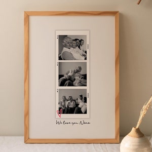 Spersonalizowany plakat z prezentem pamiątkowym, wydruk pamiątkowy dla rodziny, prezent na znak współczucia w postaci zdjęć Polaroid, prezent na pamiątkę, prezent na żałobę