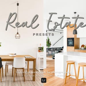 Real Estate Lightroom Presets, Interior Design Photo Presets, Airbnb Presets, Home Decor // 7 Premium Mobile + Desktop Presets