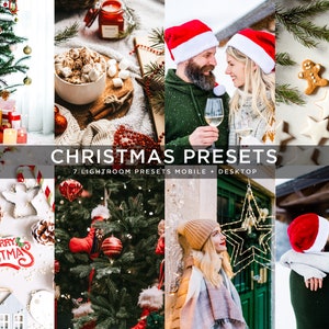 Christmas Presets Holiday Presets Vibrant Bright Family Presets // Mobile + Desktop Lightroom Presets