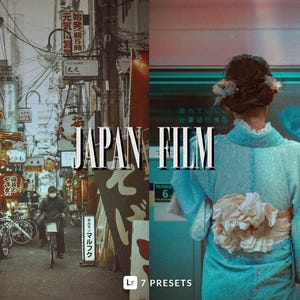 Japan Film Lightroom Presets Night Presets City Presets Travel Presets Cinematic Urban Presets Tokyo // 7 Premium Mobile + Desktop Presets