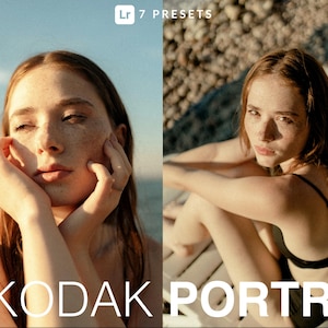 Kodak Presets Retro Grain Presets Analog Film Preset Retro Instagram Lightroom 90s Presets Color Grading Presets // 5 Mobile + Desktop