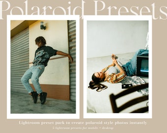 Polaroid Lightroom Presets: 90s Film Filter (Mobile + Desktop)