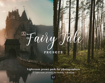 Preajustes de cuentos de hadas Lightroom Preajustes de fotografía medieval mística Folklore // Escritorio + Móvil