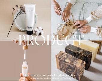 Natural Product Photography Lightroom Presets (Desktop & Mobile)