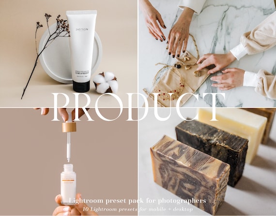 Natural Product Photography Lightroom Presets (Desktop & Mobile)