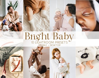 10 heldere babypresets, schone, frisse presets voor Mommy Blogger newbornfotografie