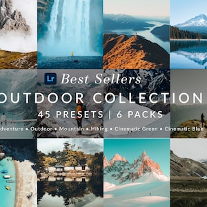 45 Hiking Mountain Preset Bundle Nature Outdoor Presets Landscape Presets Professional Photography Lightroom Desktop + Mobile / Bundle Pack