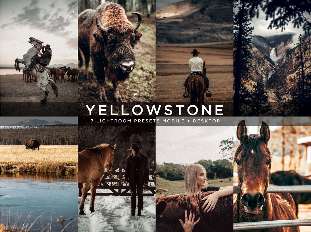 Western Presets Moody Presets Rustic Presets Cowboy Presets Outdoor