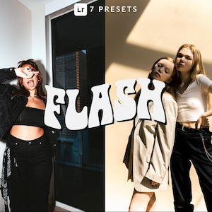 Flash Presets 90s Flash Preset Disposable Camera Flash Filter  // Mobile + Desktop Presets