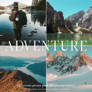 10 Adventure Travel Presets Outdoor Nature Presets Landscape Presets Lightroom Desktop + Mobile