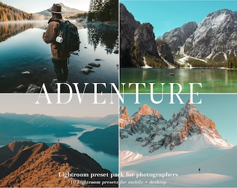 Adventure Travel Lightroom Presets: Outdoor & Landscape (Desktop + Mobile)