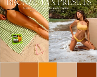 Beach Lightroom Presets | Mobile & Desktop, Tan Filters (Digital Download)