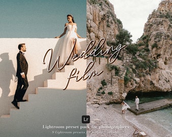 Wedding Lightroom Presets: Premium Film Aesthetic (Desktop + Mobile)
