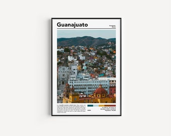 Guanajuato Reise Poster Guanajuato Druck Guanajuato Wand Kunst Mexiko Geschenke Mexiko Reise Poster Kunst | Echte Fotografie