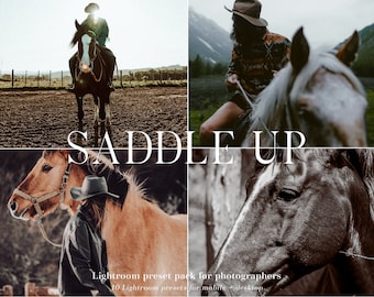 Western Lightroom Presets: Cowboy, Cowgirl, Rustikal (Desktop + Mobile)