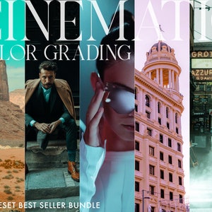 Ajustes preestablecidos de gradación de color cinematográfica: Wes Anderson, Asteroid City (45 ajustes preestablecidos de Lightroom)